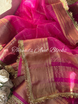 Tissue Banarasi Kiran Border Saree