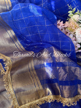 Tissue Banarasi Kiran Border Saree