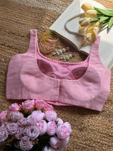 CHAMKI Baby Pink Blouse