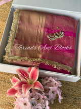 Tissue Banarasi Kiran Border Saree