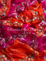 PITTAN LEHER Chiffon Saree