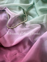Shaded Chinnon Sarees