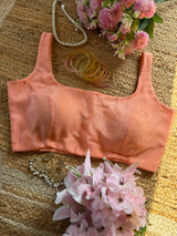 Peach Classic Blouse