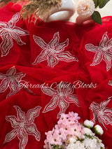 Starflower Buta Saree