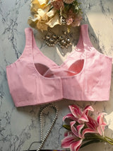 Baby Pink Petunia Blouse