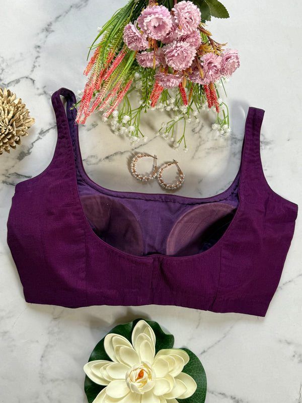 Purple Classic Blouse