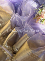 Tissue Banarasi Kiran Border Saree