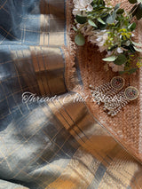 Tissue Banarasi Kiran Border Saree