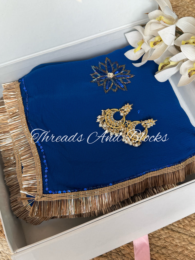 Jewel of Night Sky Saree