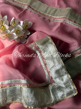 Organza Lappa Border Saree