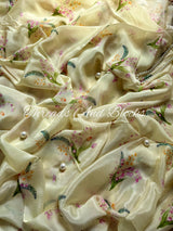 Buttercup Blossoms Chinnon Saree