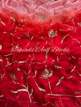 Melting Pot Tulip Jaal Saree