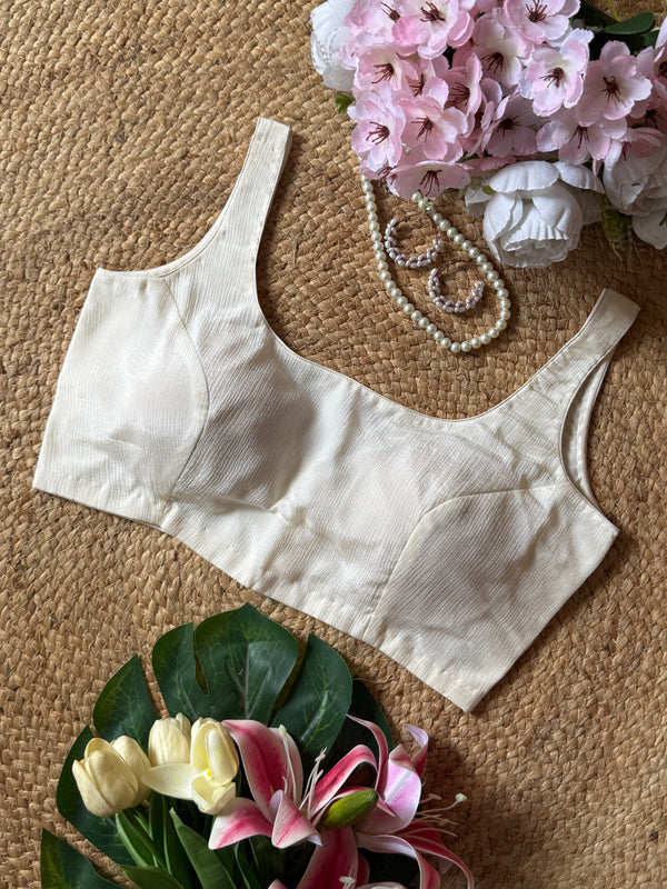 Off White Classic Blouse