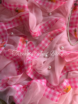 Checkmate Blush Saree