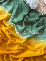 Shaded Chinnon Sarees