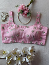 Baby Pink Starflower Blouse
