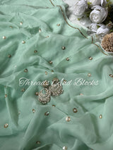 Jhilmil Organza Saree