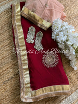 RUMI Zardosi Saree