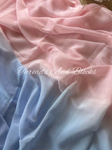 Shaded Chinnon Sarees