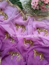 Golden Cheetah Kota Doriya Saree