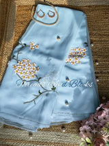 Heaven's Garden Chiffon Saree