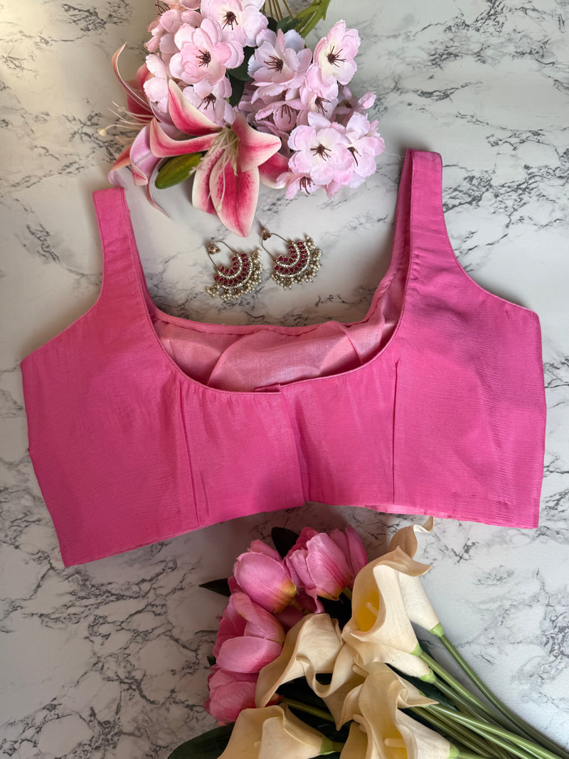 Pink Sippi Jaal Blouse