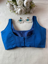 Royal Blue Classic Blouse
