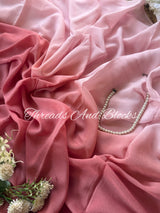 Shaded Chinnon Sarees