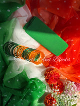 Tiranga Leher Bandhani Saree