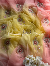 Sunblush Chiffon Saree