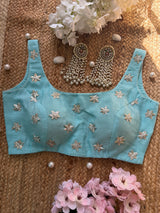 Blue Starflower Blouse