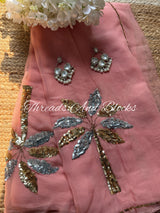 Tropical Taal Chiffon Saree
