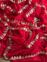 Rajsi Bandhej Gotapatti Chiffon Saree