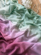 Shaded Chinnon Sarees