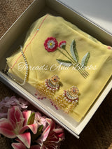 Blushing Dahlia Chiffon Saree