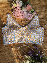 Sky blue Valley of Clouds Blouse