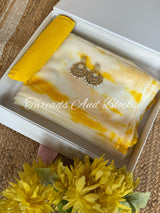 Sunshine Shibori Saree