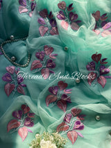 String of Hearts Chiffon Saree