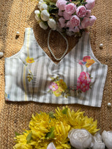Sage Oxford Blouse