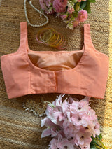 Peach Classic Blouse