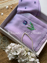 Lady Wisteria Chiffon Saree
