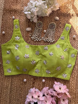 Lime Starflower Blouse
