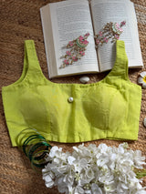 Lime Green Classic Blouse
