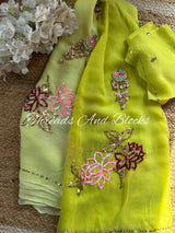 Gulnaar Mehfil Chiffon Saree