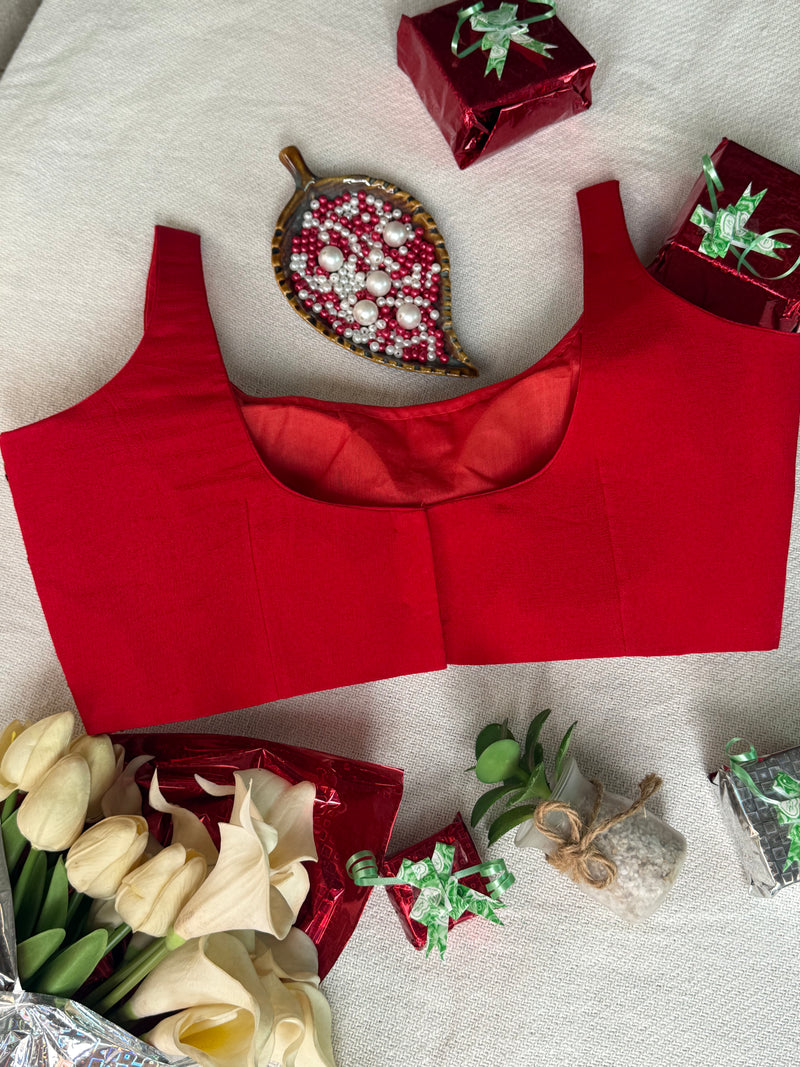 Carols Crimson Blouse