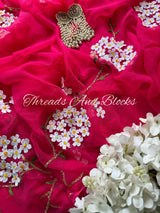 Heaven's Garden Chiffon Saree