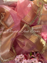 Tissue Banarasi Kiran Border Saree
