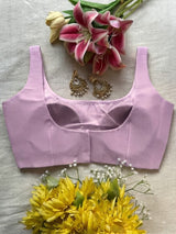 Lavender Bloom Hibiscus Blouse