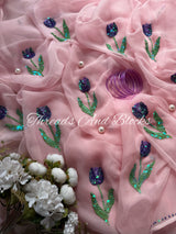 Lady Wisteria Chiffon Saree