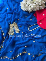 CHAMKI Chiffon Saree